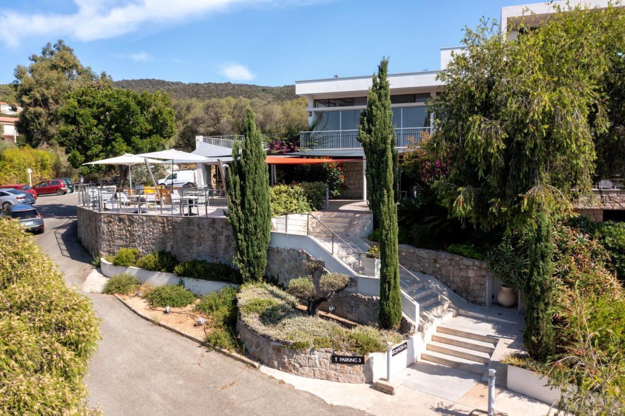 Hotel Les Eucalyptus Porto Pollo Exteriör bild